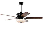 Slickblue 52 Inch Ceiling Fan with 3 Wind Speeds and 5 Reversible Blades