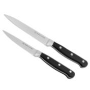 Dura Living Superior Series 2 Piece Kitchen Knife Set, Black