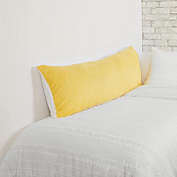 Dormify Cozy Cord Body Pillow Cover 20" x 54" Yellow