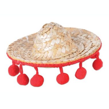 Beistle Party Decorative Sombrero Hair Clip - 12 Pack, (1/Card). View a larger version of this product image.