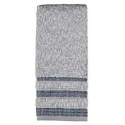 SKL Home Cubes Modern Look Woven Textured Stripes Hand Towel - 16 x 26", Navy