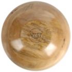 Alternate image 2 for Laurie Gates 11.75 Inch Enameled Mango Wood Serving Bowl in White and Brown