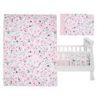 Alternate image 1 for Bedtime Originals Blossom 4-Piece Pink/Gray Watercolor Floral Toddler Bedding Set