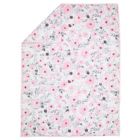 Alternate image 2 for Bedtime Originals Blossom 4-Piece Pink/Gray Watercolor Floral Toddler Bedding Set