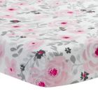 Alternate image 3 for Bedtime Originals Blossom 4-Piece Pink/Gray Watercolor Floral Toddler Bedding Set