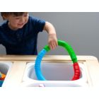 Alternate image 3 for Plastic Sensory Tube Fidget Toys Set of 3   Blue, Red, Green   Satisfying Hand Popper Toys For Special Needs, ADD, ADHD   Anxiety And Stress Relief Games, Novelty Gifts