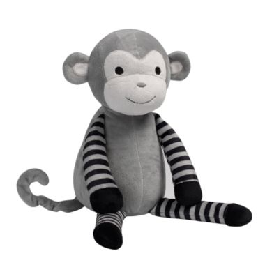 Bedtime Originals Jungle Fun Gray/Black Plush Monkey Stuffed Animal - Bingo. View a larger version of this product image.