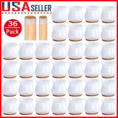 Kitcheniva Silicone Floor Protectors Sliders with Felt Furniture Pads 36 Pcs. View a larger version of this product image.