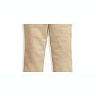 Alternate image 2 for Ralph Lauren Little Girl's Belted Cotton Paperbag Pants Brown Size 5