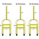 Alternate image 2 for Noa Store 2x Dolly Basket Straps With Flat Hooks Tow Dolly Straps Car Basket Straps