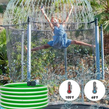 Kitcheniva 39FT Trampoline Sprinkler Hose Kids Outdoor Water Toy. View a larger version of this product image.