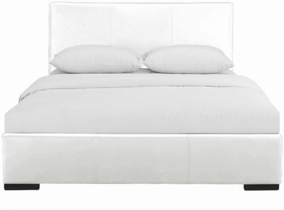 Camden Isle Hindes White Queen Platform Bed