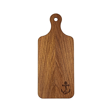 Prime Teak Chef&#39;s Collection - Small Charcuterie Board (Anchor). View a larger version of this product image.