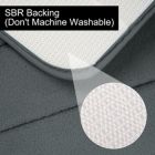 Alternate image 3 for PiccoCasa Memory Foam Bath Mat Rug for Bathroom, Soft and Absorbent Bath Rug Mat, Velvet Bathroom Floor Mat for in The Front of Bath Tub, Toilet, 32" x 20", Dark Gray