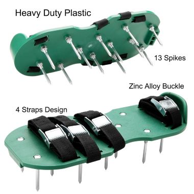Fixm Lawn Aerator Shoes--Treating Aerate Fertilize Lawn Soil. View a larger version of this product image.