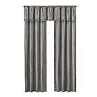 Alternate image 0 for Kate Aurora Modern Lux Complete 3 Piece Chenille Curtain Panels & Valance Set - 63 in. Long - Gray/Silver