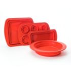 Alternate image 1 for Ronco 4-Piece Collapsible Silicone Bakeware Set