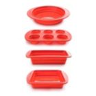 Alternate image 3 for Ronco 4-Piece Collapsible Silicone Bakeware Set