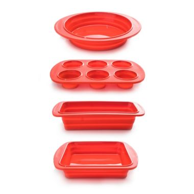 Ronco 4-Piece Collapsible Silicone Bakeware Set. View a larger version of this product image.