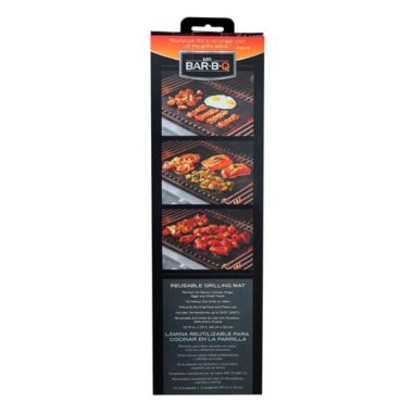 Mr. Bar-B-Q Reusable Grilling Mat Black Non-Stick High Temp Surface 06012Y. View a larger version of this product image.