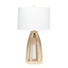 Alternate image 0 for Lalia Home Wooded Arch Farmhouse Table Lamp with White Fabric Shade