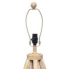 Alternate image 3 for Lalia Home Wooded Arch Farmhouse Table Lamp with White Fabric Shade