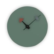 LeisureMod LeisureMod Manchester Modern Classy Design Round Silent Non-Ticking Wall Clock MCLR11OG