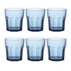 Alternate image 0 for EAST CREEK Double Old Fashioned Glasses Beverage Glass Cup,Colored Tumblers and Water Glasses, Set of 6 (Navy Blue, Small)