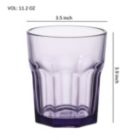 Alternate image 1 for EAST CREEK Double Old Fashioned Glasses Beverage Glass Cup,Colored Tumblers and Water Glasses, Set of 6 (Navy Blue, Small)