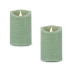 Alternate image 0 for Melrose Home Decorative Simplux LED Designer Candle with Remote (Set of 2) 4 and 8 Hr Timer 3.5" x 5.5"H Wax/Plastic