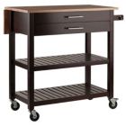 Alternate image 1 for Winsome Langdon Home Solid Wood Kitchen Cart