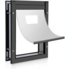 Alternate image 0 for Ownpets Aluminum Dog Door Weatherproof Pet Door Black Medium