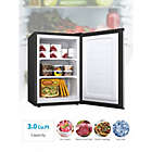 Alternate image 1 for Costway 3 Cubic Feet Compact Upright Freezer with Stainless Steel Door