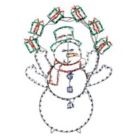 Alternate image 0 for Product Works LED Animation Juggling Snowman Christmas Decoration