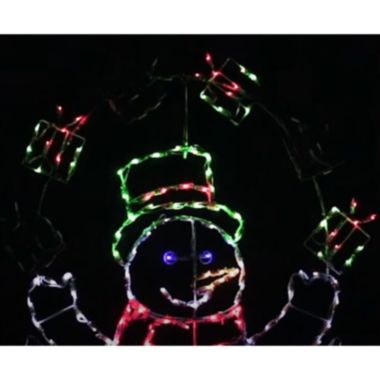 Product Works LED Animation Juggling Snowman Christmas Decoration. View a larger version of this product image.