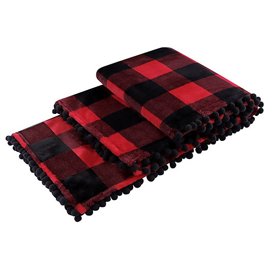 Large Fleece Tartan Blanket Throw Sofa Bed Picnic Blanket Multi Use Warm Checked 