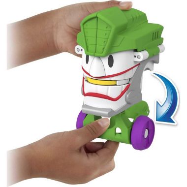 DC Super Friends Fisher-Price Imaginext Head Shifters The Joker Figure & Laff Mobile Vehicle. View a larger version of this product image.