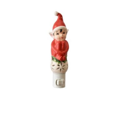 Ganz Elf Christmas Night Light 6.7 Inch Multicolor Plug In. View a larger version of this product image.