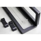 Alternate image 1 for Juvale 2 Set 3D Display Cases, Floating Black Display Stand Holder Frame for AA Medallion, Challenge Coins, Jewelry, Pin and Coins 9 x 2.7 x 0.75 Inches