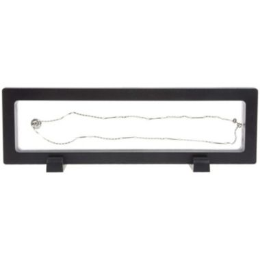 Juvale 2 Set 3D Display Cases, Floating Black Display Stand Holder Frame for AA Medallion, Challenge Coins, Jewelry, Pin and Coins 9 x 2.7 x 0.75 Inches. View a larger version of this product image.