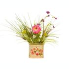 Alternate image 1 for Dolce Mela French Country Planters Vintage Metal Decorative Containers & Flower Pots (Set Of 3)