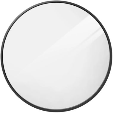 Best Choice Products 36in Framed Round Bathroom Vanity Wall Mirror w/ Anti-Blast Film. View a larger version of this product image.