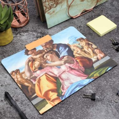 The Gifted Stationery Michelangelo File Folders, Letter Size (11.45 x 9.45 Inches, 12-Pack). View a larger version of this product image.