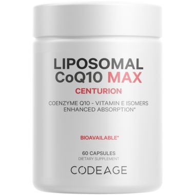 Codeage Liposomal CoQ10 Max, Vitamin E Tocopherols & 250 mg Coenzyme Q10, Cardiovascular Support - 60 ct. View a larger version of this product image.