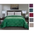 Alternate image 2 for Sheridan Ultra Cozy Elephant Embossed Jacquard Blanket - King  (108" x 90") Green
