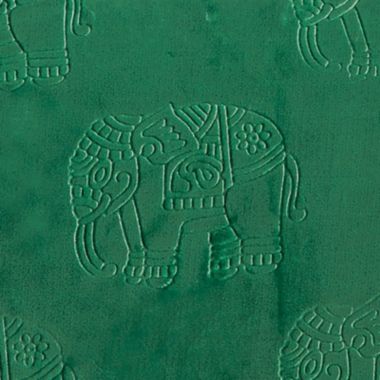 Sheridan Ultra Cozy Elephant Embossed Jacquard Blanket - King  (108" x 90") Green. View a larger version of this product image.