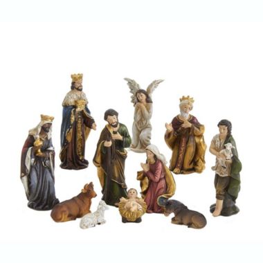 Christmas Nativity Figurine Set of 11 Pieces N1019 New. View a larger version of this product image.