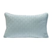 BedVoyage Luxury 100% viscose from Bamboo Quilted Decorative Pillow - Sky (sham with pillow insert)
