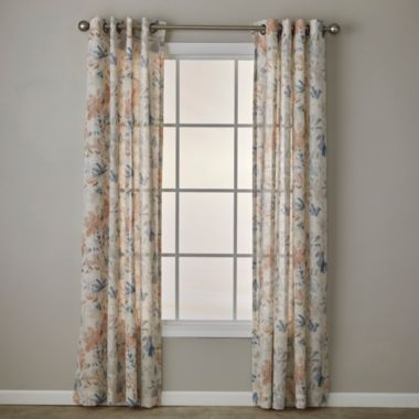 SKL Home By Saturday Knight Ltd Painted Garden Window Curtain Panel - 52X84", Multi. View a larger version of this product image.