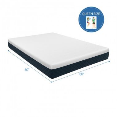 Costway 10 Inch Gel Infused Memory Foam Mattress-Queen Size. View a larger version of this product image.